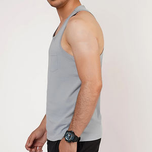 Ensemble de yoga premium pour hommes, grande taille, 100% coton, respirant, imperméable, shorts de sport, logo personnalisé, vente en gros - Product Image 3