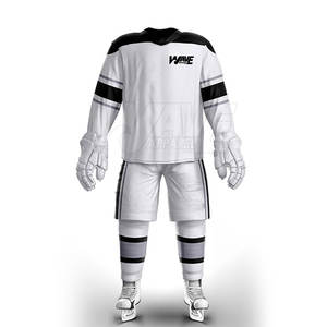 Uniforme de Hockey sobre Hielo Personalizado de Alta Calidad, 100% Poliéster, Transpirable, Ecológico, Servicio OEM, Ropa Deportiva de Venta Caliente - Product Image 1