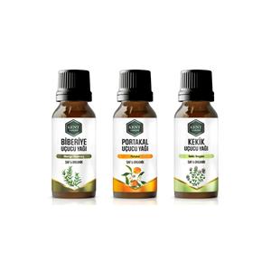 Ensemble de 3 huiles essentielles 100% naturelles pures bio sans additif menthe poivrée romarin orange thym feuilles hydratant 1-15ml - Product Image 2