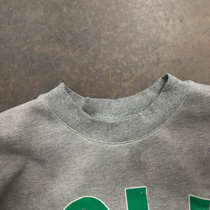 Venta al por mayor de ropa de calle con impresión de transferencia de calor personalizada de gran tamaño de algodón cuello redondo Vintage ácido lavado sudadera para hombre - Product Image 4