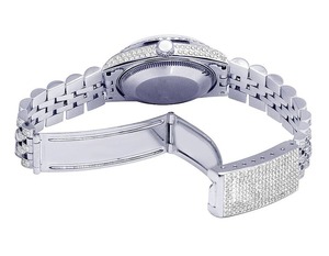 Reloj de Pulsera de Plata de Ley 925 con Incrustaciones de Diamantes Moissanite, Estilo Hip Hop, Joyería de Lujo para Hombre - Product Image 3