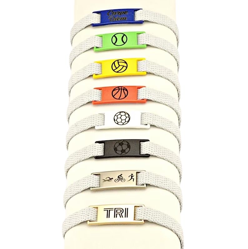 Personalized Sports Shoe Lace Tag Shoelace Name Tag Athlete