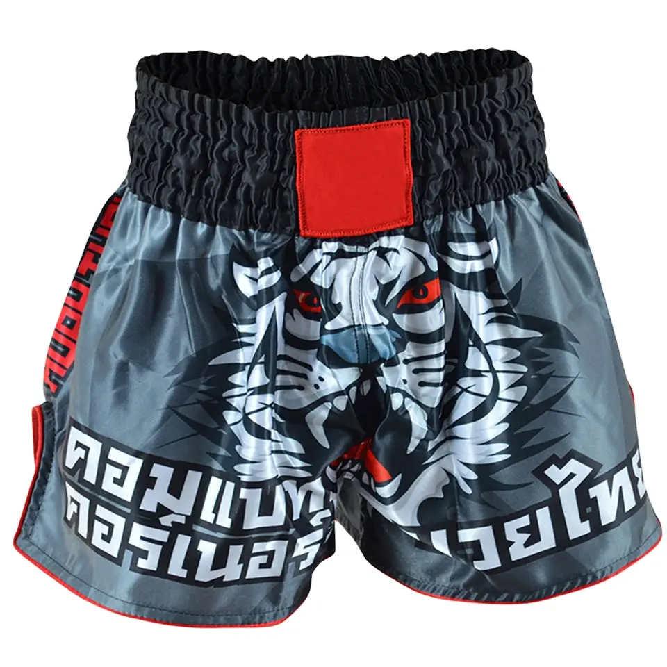 Benutzer definierte Logo Männer Box shorts Großhandel Muay Thai Shorts Boxing Fight MMA Shorts hergestellt in Pakistan Faziia pex