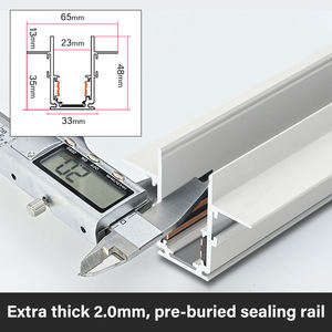 Lampu sorot LED dalam ruangan Modern lampu sorot tersembunyi lampu sorot LED badan aluminium jalur magnetik putih CRI tinggi 90 3 tahun - Product Image 5