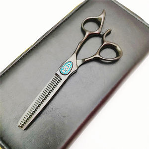 Hot Selling Right-Handed Precision Japanese Professional 4Cr13 Stainless Steel Double Barber <b>Thinning</b> Hair Scissors Beauty - Product Image 5