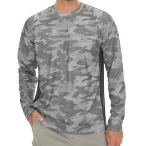 Secado rápido con logotipo personalizado Impresión de sublimación de alta calidad Secado rápido Transpirable Ropa de pescado Camisas de pesca de manga larga - Product Image 1