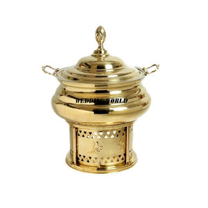 Réchaud en cuivre de luxe Plat de nourriture de créateur fait à la main de qualité supérieure Classique Élégant Vente en gros Nouveau chauffe-plats - Product Image 2