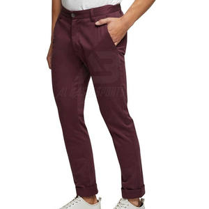 Pantalon en coton léger pour hommes pantalon avant plat pour un tissu à usage quotidien formel et durable - Product Image 4