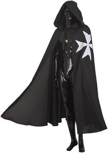 Conjunto de Disfraz de Caballero con Túnica, Capa y Cinturón, Tipo de Tela Poliéster y Cuero PU, Instrucciones de Cuidado: Solo Lavado a Mano, Origen Importado - Product Image 3