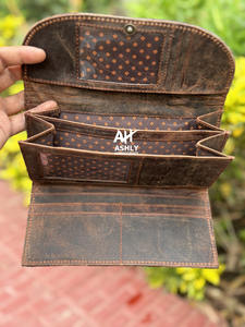 ชุดคลัทช์หนังแท้สำหรับผู้หญิงหนังแท้สำหรับผู้หญิงกระเป๋าคลัทช์แบบตะวันตกกระดุมสแน็ปมีสไตล์100% ดีไซน์ใหม่ - Product Image 3