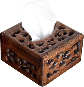 ที่ใส่กระดาษทิชชู่สำหรับธุรกิจหรือเป็นของขวัญกล่องไม้โลโก้ตามต้องการ - Product Image 1