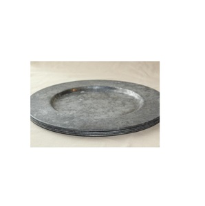 Plato de porcelana de lujo, juego de platos de cena, juego de platos de porcelana de cerámica, cerámica redonda para restaurante Savall Horeca, cantidad de 10 pulgadas - Product Image 4