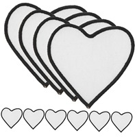 Patchs Cœur 3D Thermocollants Personnalisables par Sublimation pour Chapeaux et Décorations Sportives en Feutre Non Tissé avec Résine – Nouveauté 2025 – Vente Flash