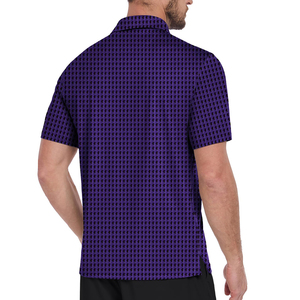Polos de Golf de Alta Calidad para Hombre, Tejido de Poliéster, Logotipo Personalizado Impreso, Estilo Casual, Tinte Liso, Absorbe la Humedad - Product Image 2