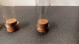 Marque AARK Borosilicate 3.3 pour tubes à essai Meilleure vente en gros Tubes à fond transparent Liège en bois pour emballage transparent - Product Image 3