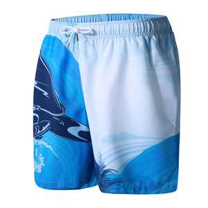 Pantalones cortos de baño de Surf informales de secado rápido para hombre, colección de verano, pantalones cortos de playa para hombre, pantalones cortos con estampado de sublimación completa para hombre - Product Image 5