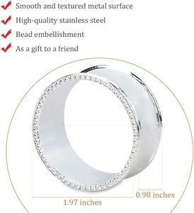 Servilletero de acero inoxidable hecho a mano con hebillas delicadas Soporte de mesa vintage de lujo para fiestas Hecho de latón y plástico - Product Image 4