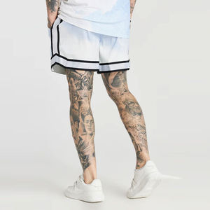 Short de basket sportif de haute qualité Polyester/coton séchage rapide vente en gros prix compétitif nouvelle conception motif solide - Product Image 6