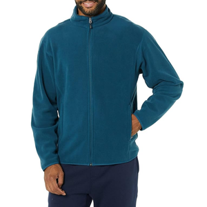 Chaqueta de lana polar de invierno con cremallera completa OEM y ODM, chaquetas de exterior de lana suave y transpirable gruesas y cálidas de diseño personalizado - Product Image 3