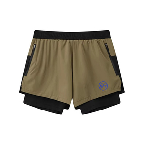 Shorts de course légers en nylon avec impression personnalisée de votre logo – Shorts d'été parfaits et vibrants doublés en mesh pour hommes - Product Image 4