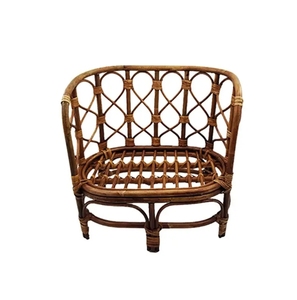 Accesorios de ratán de alta calidad para bebés, silla de ratán Vintage para niños, silla de ratán ecológica para niños pequeños, en venta - Product Image 6