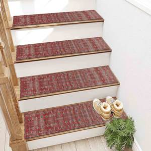 Alfombra Decorativa con Diseño de Flores Rojas, Estilo Kilim, Moderna y Popular, Ideal para Regalo - Product Image 1