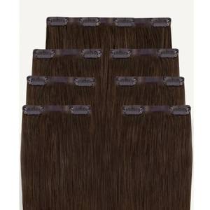 Extension de cheveux Invisible brun foncé naturel 100% vierge Remy Machine trame perruque de cheveux haute qualité Extensions de cheveux raides - Product Image 1