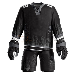 Venta al por mayor 2025 personalizado sublimado uniforme de hockey sobre hielo Conjunto personalizado nombre del equipo superior para uso individual del equipo con precio barato para la venta - Product Image 3