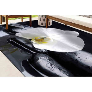 พรมลายดอกไม้และกล้วยไม้: พรมกันลื่น พรมเชนิลล์ - Product Image 3