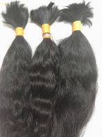 Cheveux Indiens en Vrac Couleur Personnalisée Haute Qualité Légers Confortables Meilleur Prix Exportateur Marque SV3 Double Trame Faite à la Machine