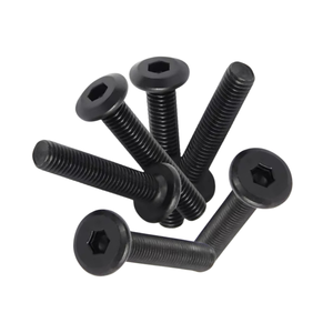 Tornillos de máquina de enchufe hexagonal de acero al carbono 1/4X18 de alta durabilidad Bolsas de plástico de medición métrica estándar ISO hechas en Vietnam - Product Image 3