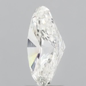 Diamant ovale de luxe cultivé en laboratoire VSone couleur F deux carats CVD pierre en vrac pour bague de fiançailles - Product Image 2