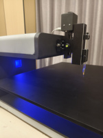 Mètre à grande plateforme stable pour une mesure précise de l'angle de contact sur toute la coque arrière des téléphones portables ou des ordinateurs portables