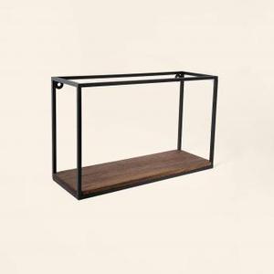 Estantes de almacenamiento de especias para secado de platos multifunción montados en la pared de hierro fundido negro moderno de alta calidad, organizador de cocina ecológico - Product Image 4