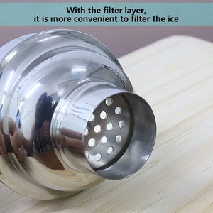 Wholesale Barware Products Stainless Steel Bar <b>Cocktail</b> Shaker for Bartending Mixed Drinks Margarita Alcohol Liquor Custom Logo - Product Image 6