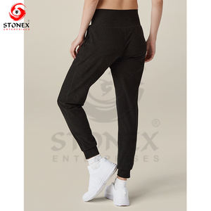 Costumes de jogging pantalons de survêtement en coton taille haute pantalons de sport personnalisés pour femmes Streetwear pantalons de survêtement de gymnastique vente en gros - Product Image 2