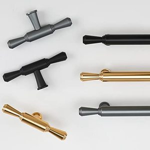 Modern Simple Solid <strong>Gold</strong> Handle Brushed <strong>Knob</strong> for Bedroom Furniture-Dresser Wardrobe <strong>Door</strong> Shoe Cabinet Drawer Aluminum - Product Image 6