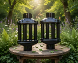 Estufa de Leña Tradicional Dorello en Negro Mate, Fabricada en Aluminio Fundido - Product Image 1