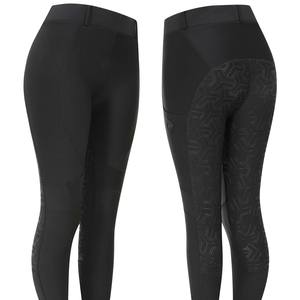 Leggings d'équitation pour femmes, culottes d'équitation, vêtements équestres, collants en silicone extensibles dans les 4 sens avec poche, vente en gros sur mesure - Product Image 1