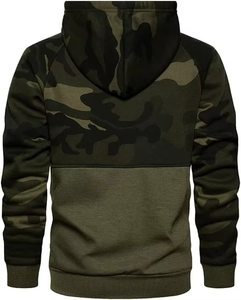 Sudadera con Capucha y Cremallera para Hombre, 100% Algodón, Tejido de Punto, Diseño Liso, Cremallera Completa, Colores Personalizados, Logotipo - Product Image 6