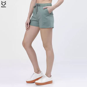 Short de sport d'été pour femmes en gros short de sport de yoga respirant léger coupe-vent fermeture à cordon de serrage à séchage rapide - Product Image 6