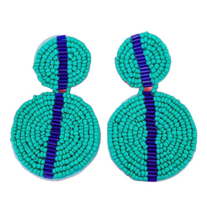 Boucles d'oreilles pendantes en perles de différentes formes, faites à la main, de luxe, tendance, bijoux de haute qualité pour femmes - Product Image 1