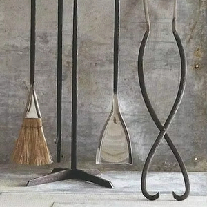 Juego de herramientas para chimenea de último diseño para estante de chimenea interior y exterior, Color negro para herramientas para chimenea, juegos y accesorios para chimenea - Product Image 1