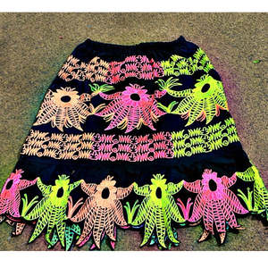 Falda para Niñas, OEM, Bordado Personalizado, Falda Mini Plisada para Mujer, Falda de Algodón al por Mayor, Falda Bordada Micronesia, Último Modelo - Product Image 5