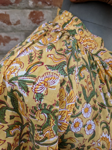 เดรสผ้าคอตตอนสไตล์อินเดียแบบลำลองปักลายดอกไม้และตกแต่งด้วยพู่ - Product Image 6