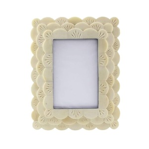 4x6 Wood Photo <b>Frame</b> Bone <b>Wall</b> Art Modern Home Decor Gift modern home decor gift square <b>picture</b> <b>frame</b> family - Product Image 1