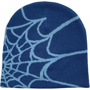Gorros de punto personalizables a precio al por mayor, gorro ligero para correr y ciclismo, gorro de calavera otoñal con logotipo estampado de diseño - Product Image 6