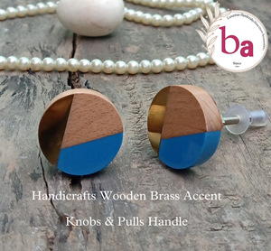 ตู้ไม้เรซิ่นที่ไม่ซ้ำใครพร้อมลูกบิดเซรามิกและที่จับประตูไม้เรซิ่นสำหรับห้องครัวโรงแรมห้องนั่งเล่นและวิลล่า - Product Image 1