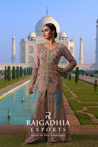 ชุดเดรสปาร์ตี้ยาวของผู้หญิงชุดเดรสมุสลิมปักลูกปัดลายสำหรับชาวอิสลามหรูหราสวยงาม - Product Image 3