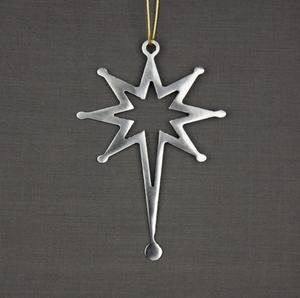 High Quality Snowflakes Shape Metal Silver Christmas Tree <b>Hanging</b> Ornament From India at Reasonable Price - Product Image 3